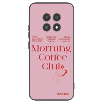 Picasee Μαύρη θήκη σιλικόνης για Realme 12X - Morning