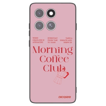 Picasee Μαύρη θήκη σιλικόνης για Motorola Edge 60 Pro - Morning