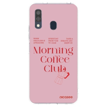 Picasee διαφανής θήκη σιλικόνης Samsung Galaxy A40 A405F - Morning