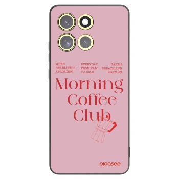 Picasee Μαύρη θήκη σιλικόνης για Motorola Moto G86 5G - Morning