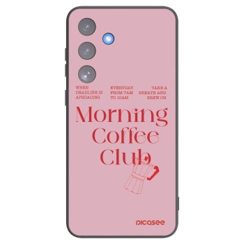 Picasee Μαύρη θήκη σιλικόνης για Samsung Galaxy S25 FE 5G - Morning