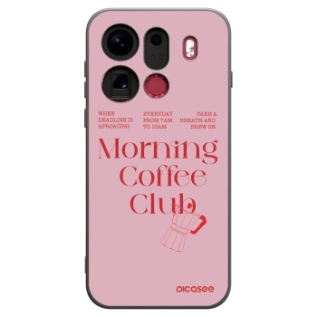 Picasee Μαύρη θήκη σιλικόνης για OPPO Find X9 Pro - Morning