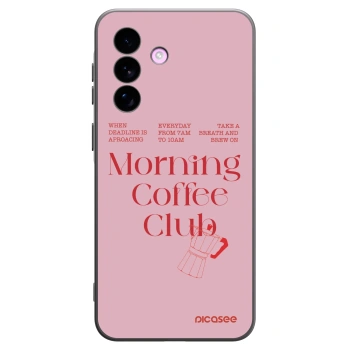 Picasee Μαύρη θήκη σιλικόνης για Samsung Galaxy A57 5G - Morning