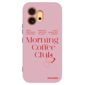 Picasee Μαύρη θήκη σιλικόνης για Honor 600 - Morning