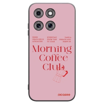 Picasee Μαύρη θήκη σιλικόνης για Motorola Moto G77 - Morning