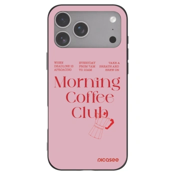 Picasee Μαύρη θήκη σιλικόνης για Apple iPhone 18 Pro Max - Morning