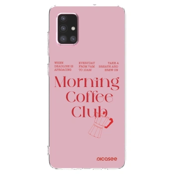 Picasee διαφανής θήκη σιλικόνης Samsung Galaxy A71 A715F - Morning