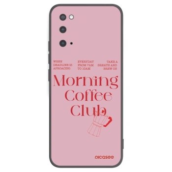 Picasee Μαύρη θήκη σιλικόνης για Samsung Galaxy S20 G980F - Morning