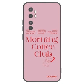 Picasee Μαύρη θήκη σιλικόνης για Xiaomi Mi Note 10 Lite - Morning