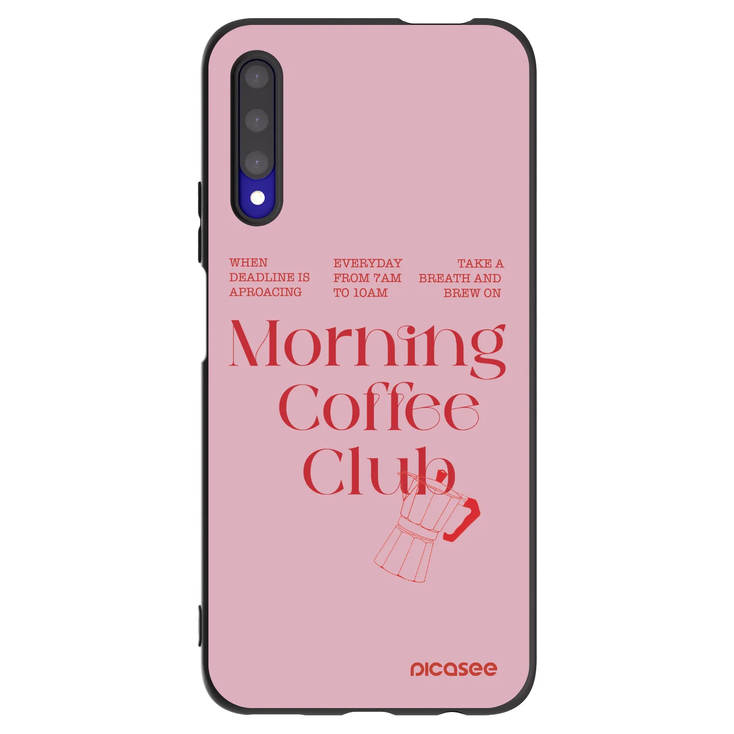 Picasee Μαύρη θήκη σιλικόνης για Honor 9X Pro - Morning
