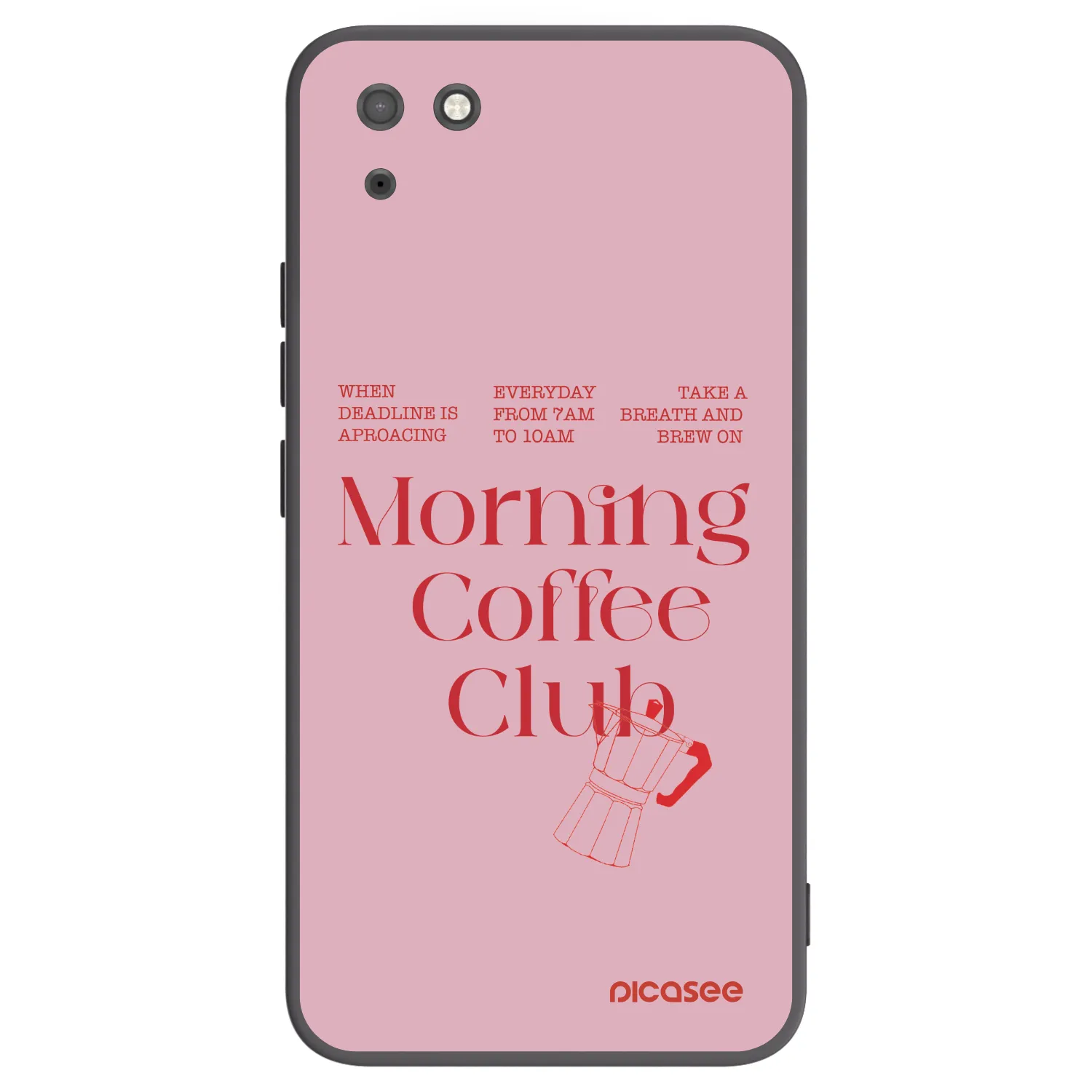 Picasee Μαύρη θήκη σιλικόνης για Huawei Y5P - Morning