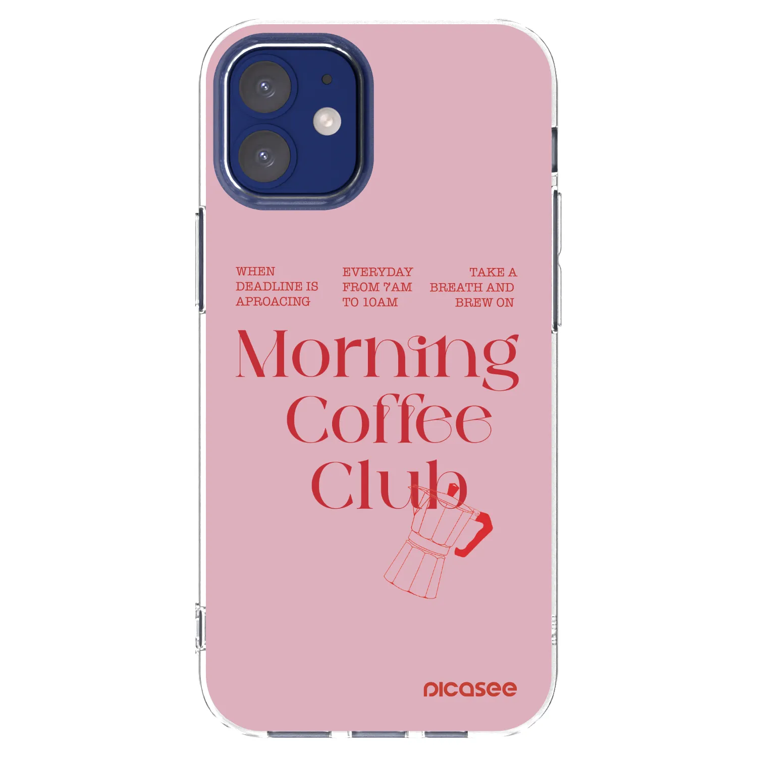 Picasee διαφανής θήκη σιλικόνης Apple iPhone 12 mini - Morning