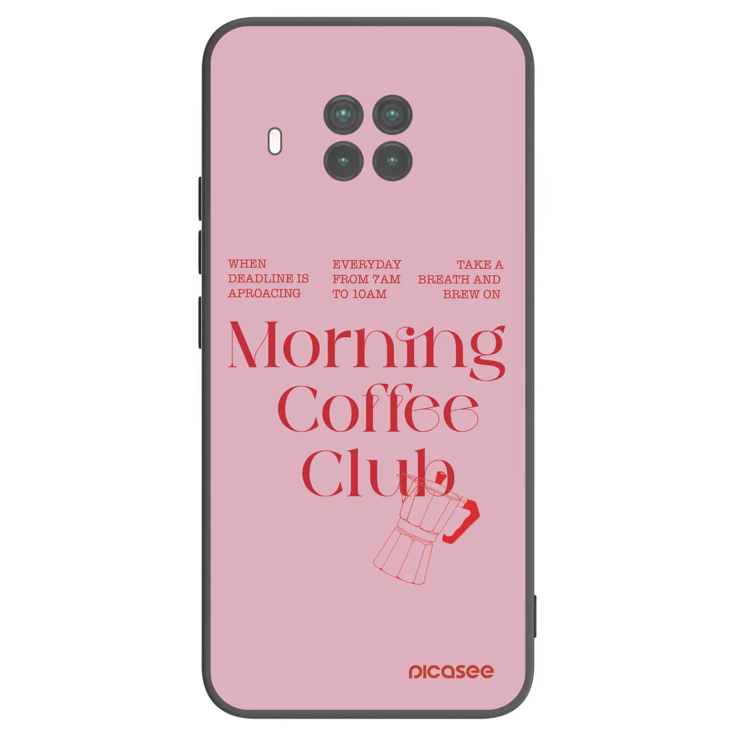 Picasee Μαύρη θήκη σιλικόνης για Xiaomi Mi 10T Lite - Morning