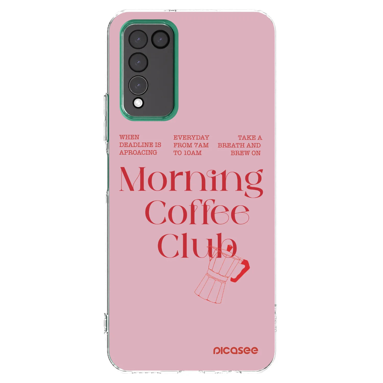 Picasee διαφανής θήκη σιλικόνης Honor 10X Lite - Morning