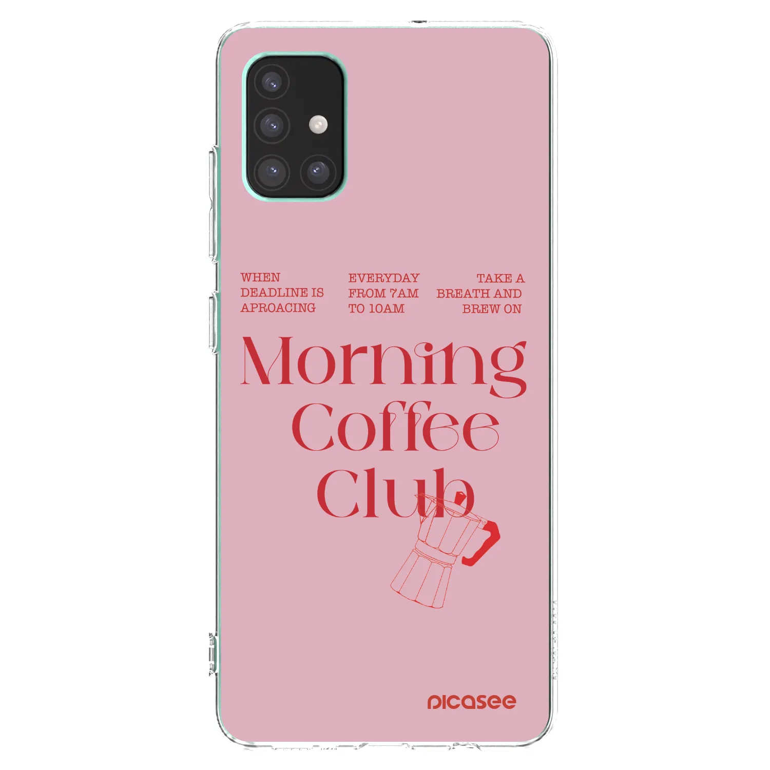 Picasee διαφανής θήκη σιλικόνης Samsung Galaxy M51 M515F - Morning