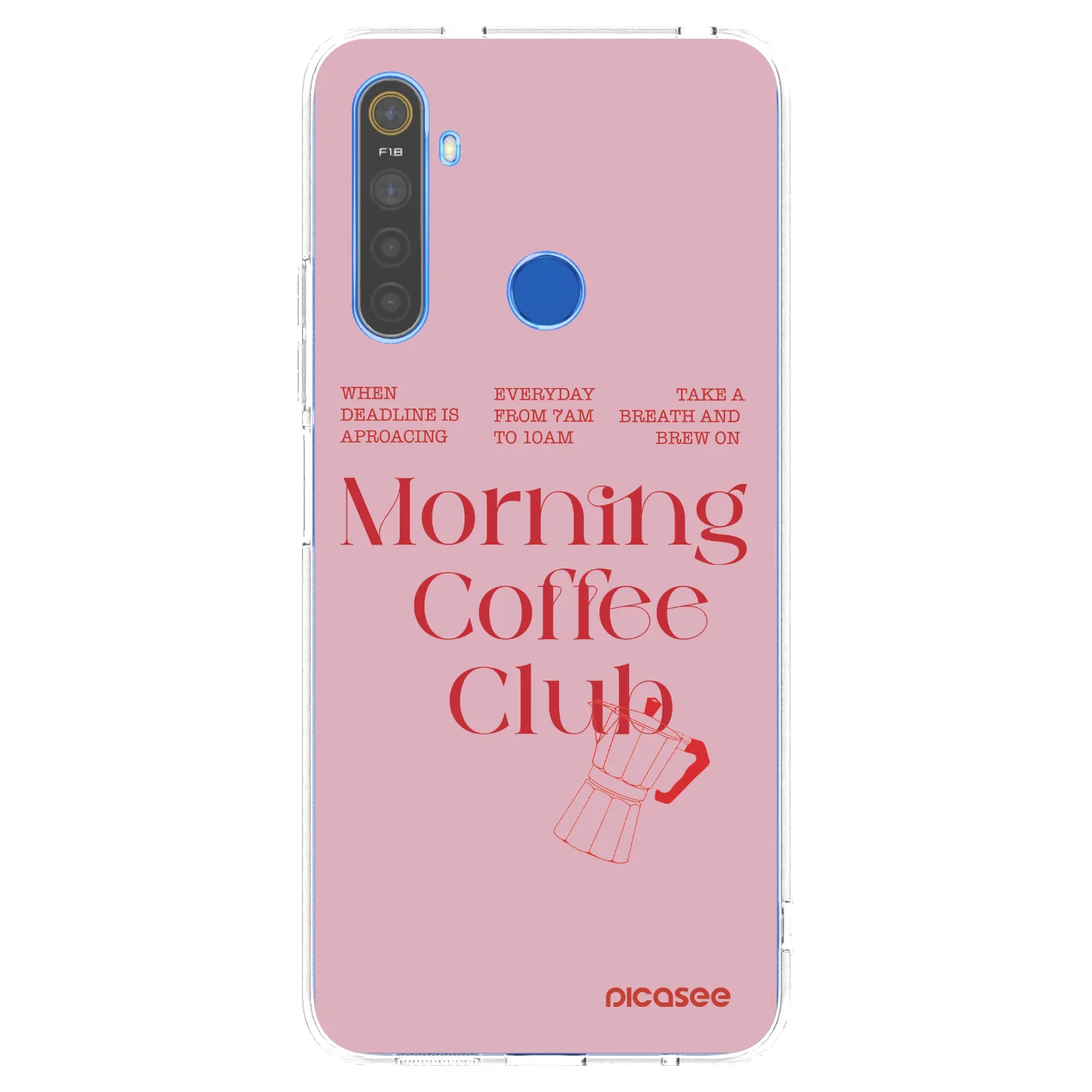 Picasee διαφανής θήκη σιλικόνης Realme 5 - Morning