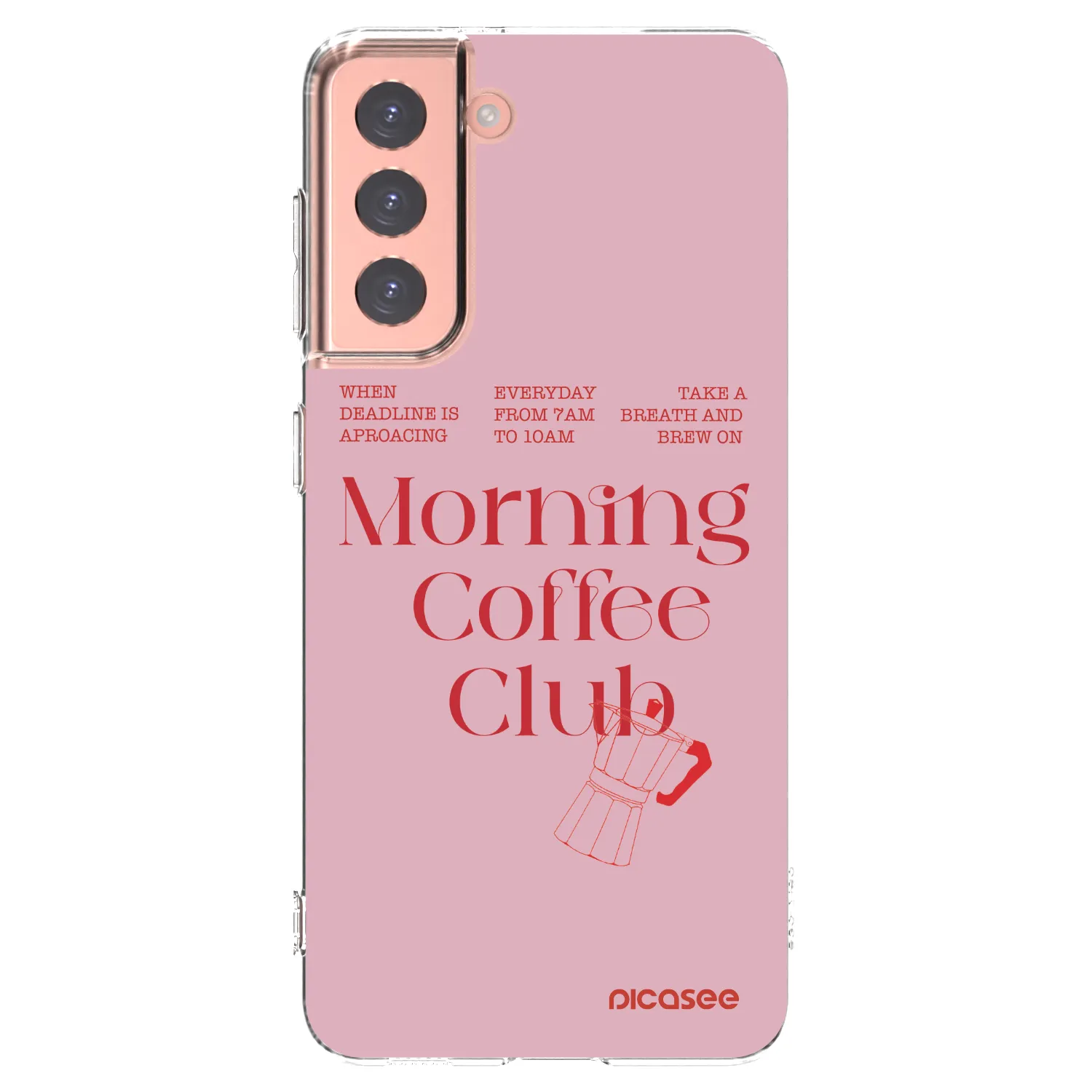 Picasee διαφανής θήκη σιλικόνης Samsung Galaxy S21 5G G991B - Morning