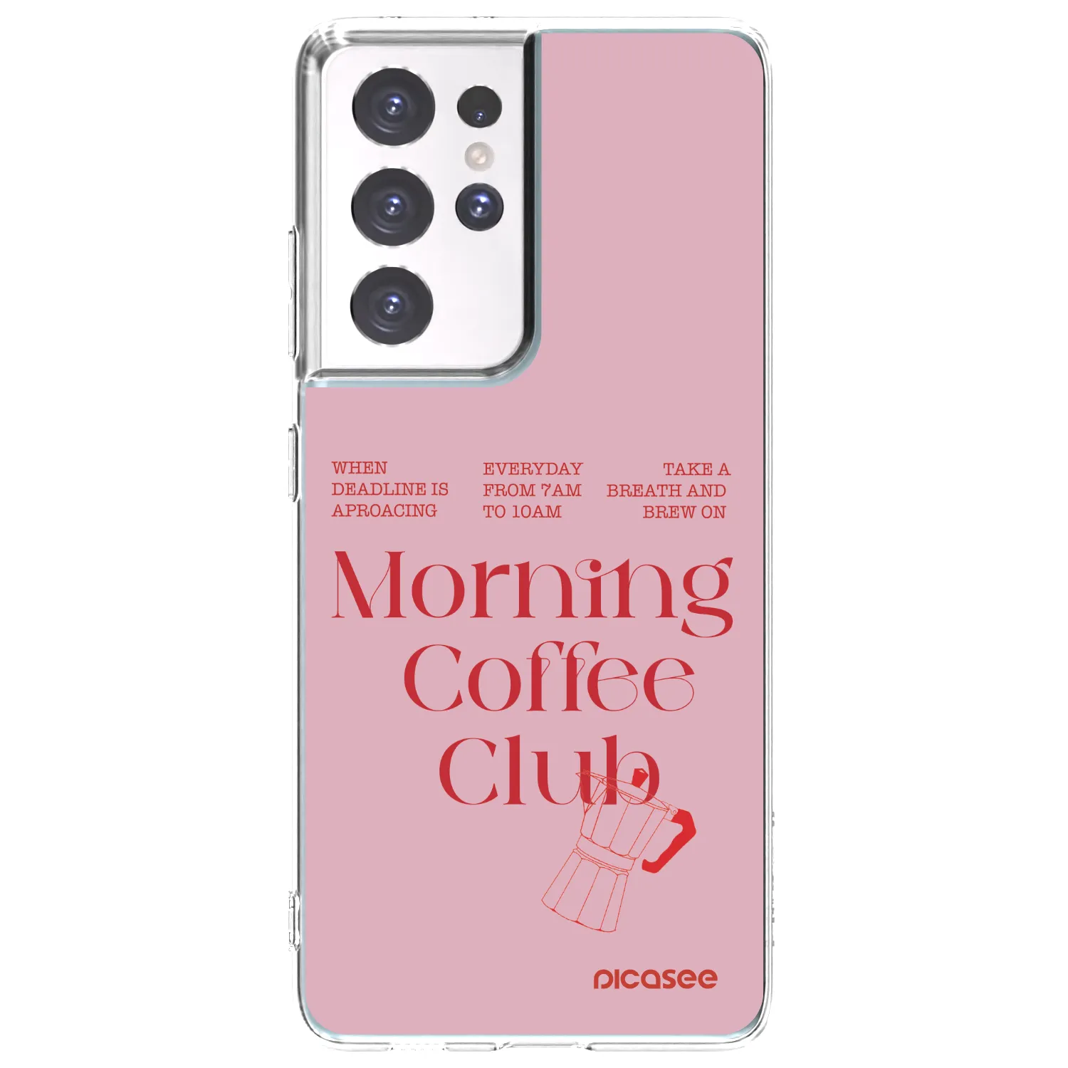 Picasee διαφανής θήκη σιλικόνης Samsung Galaxy S21 Ultra 5G G998B - Morning