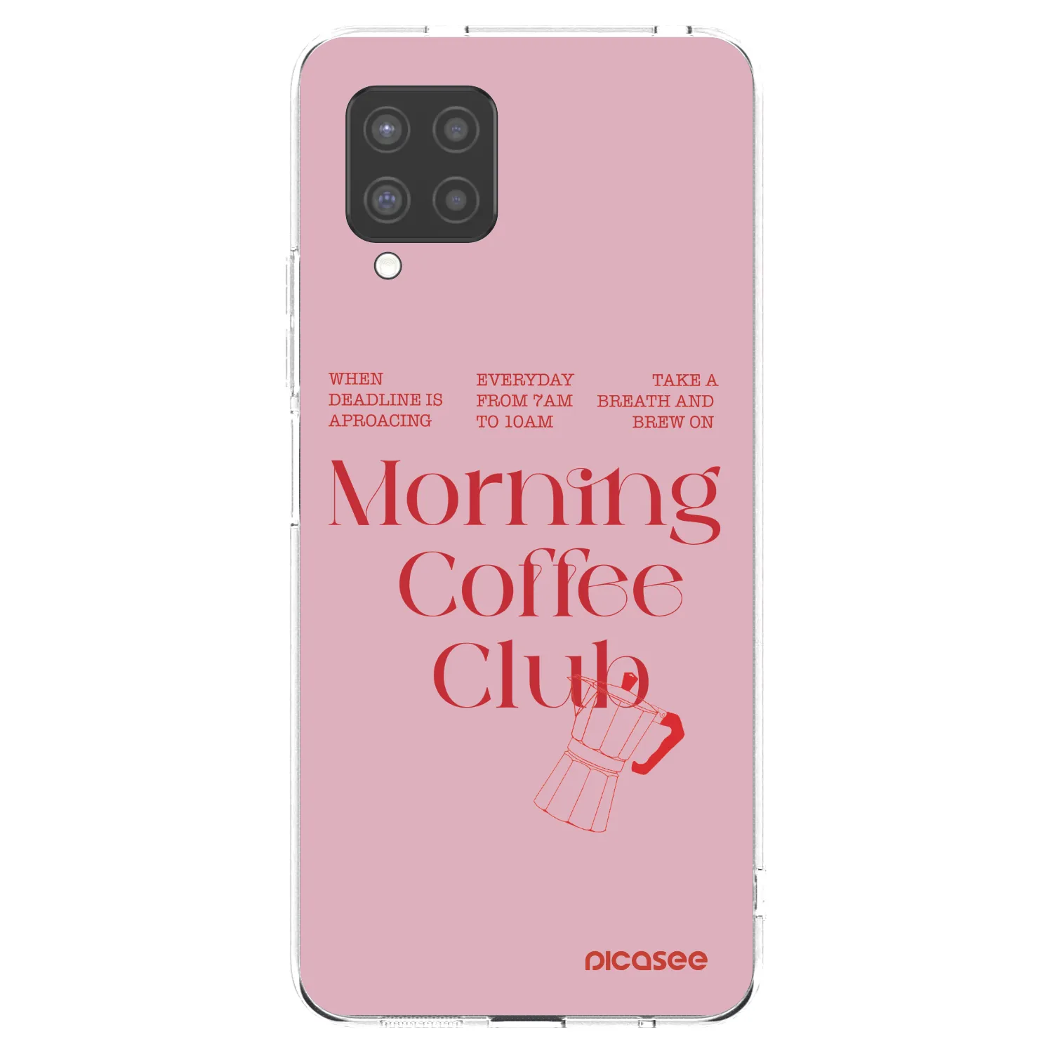 Picasee διαφανής θήκη σιλικόνης Samsung Galaxy A42 A426B - Morning