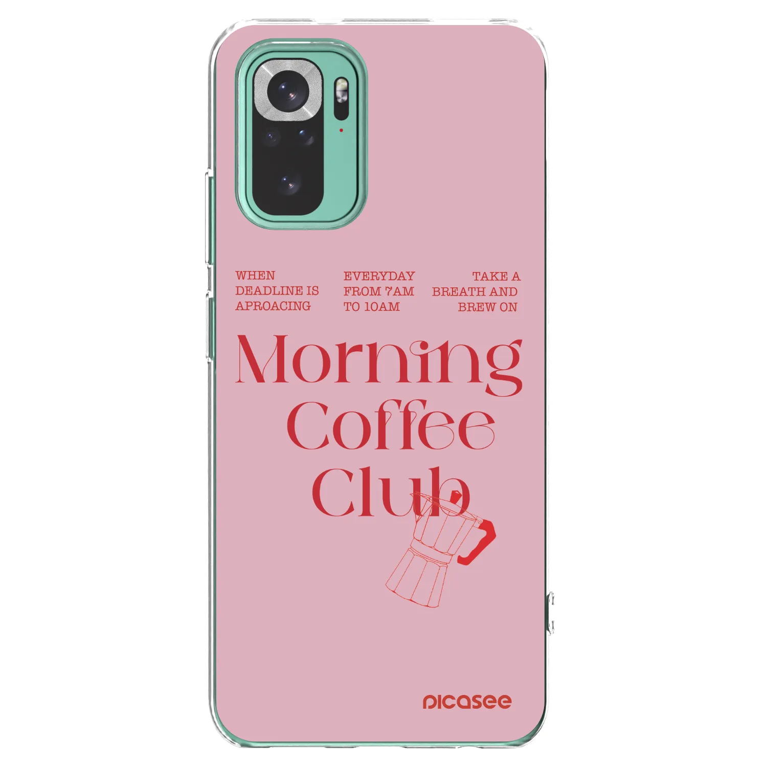 Picasee διαφανής θήκη σιλικόνης Xiaomi Redmi Note 10 Pro - Morning