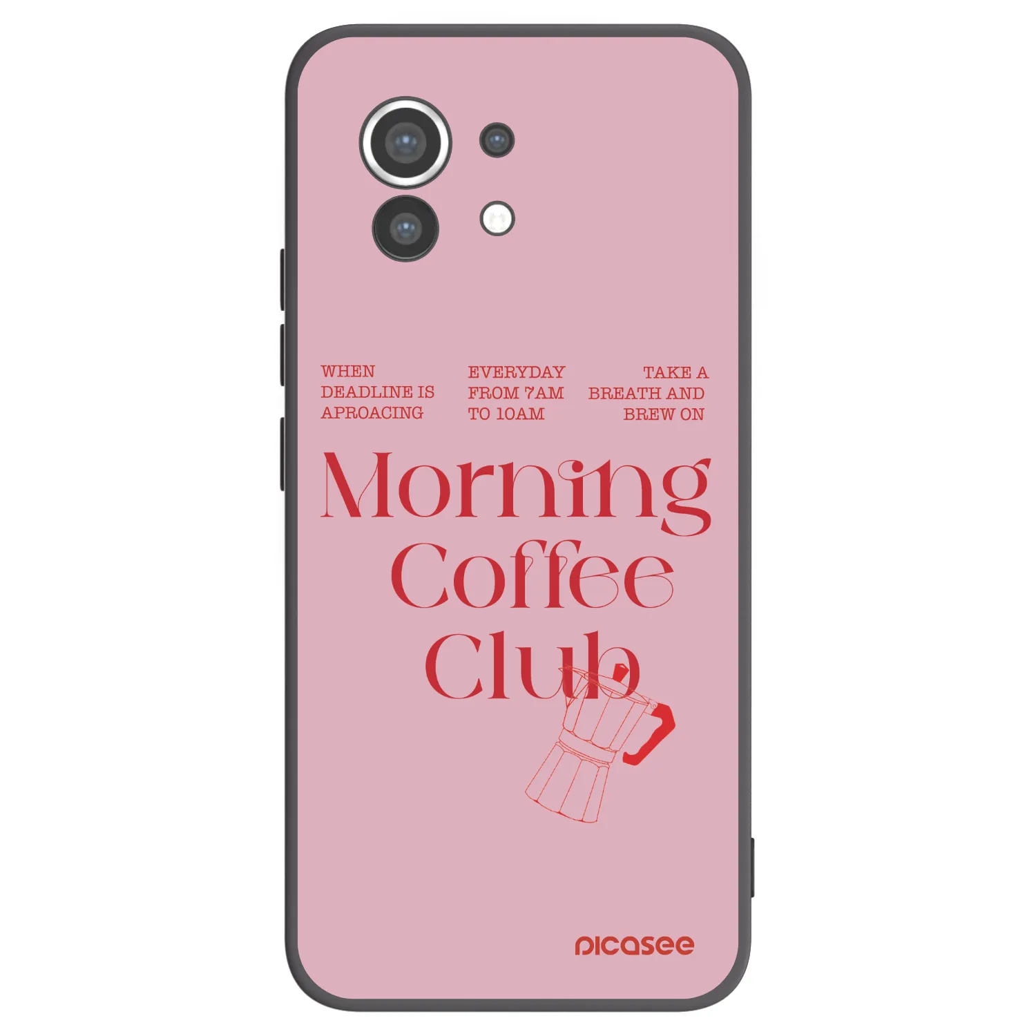Picasee Μαύρη θήκη σιλικόνης για Xiaomi Mi 11 - Morning