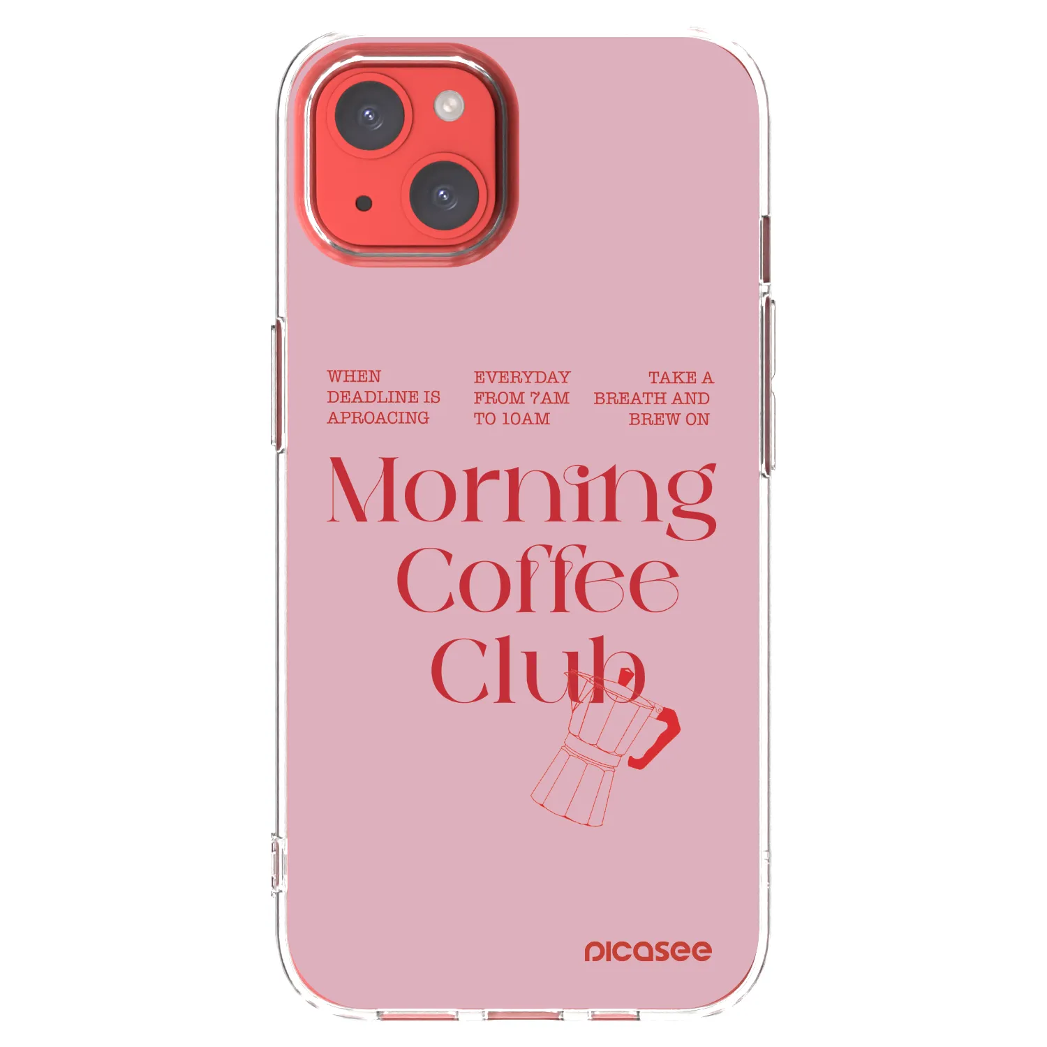 Picasee διαφανής θήκη σιλικόνης Apple iPhone 13 - Morning
