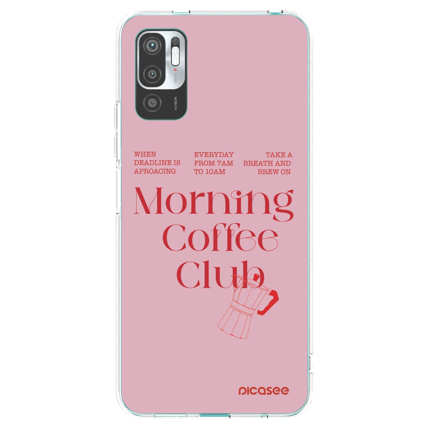 Picasee διαφανής θήκη σιλικόνης Xiaomi Redmi Note 10 5G - Morning