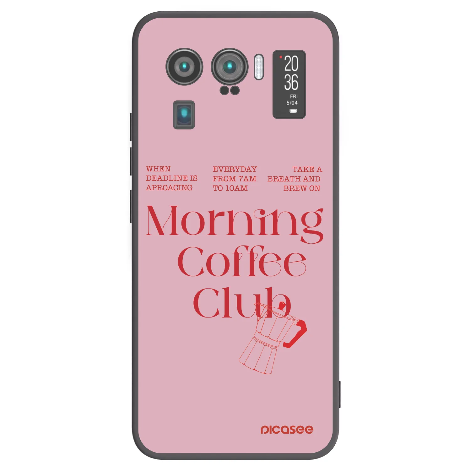 Picasee Μαύρη θήκη σιλικόνης για Xiaomi Mi 11 Ultra - Morning