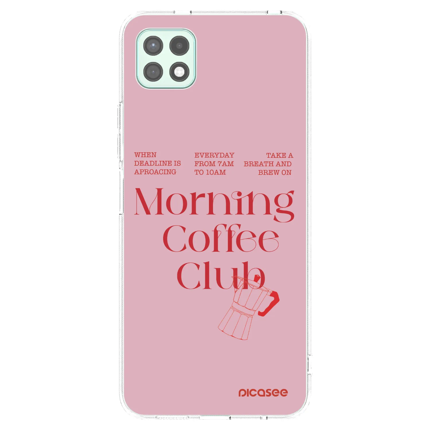 Picasee διαφανής θήκη σιλικόνης Samsung Galaxy A22 A226B 5G - Morning