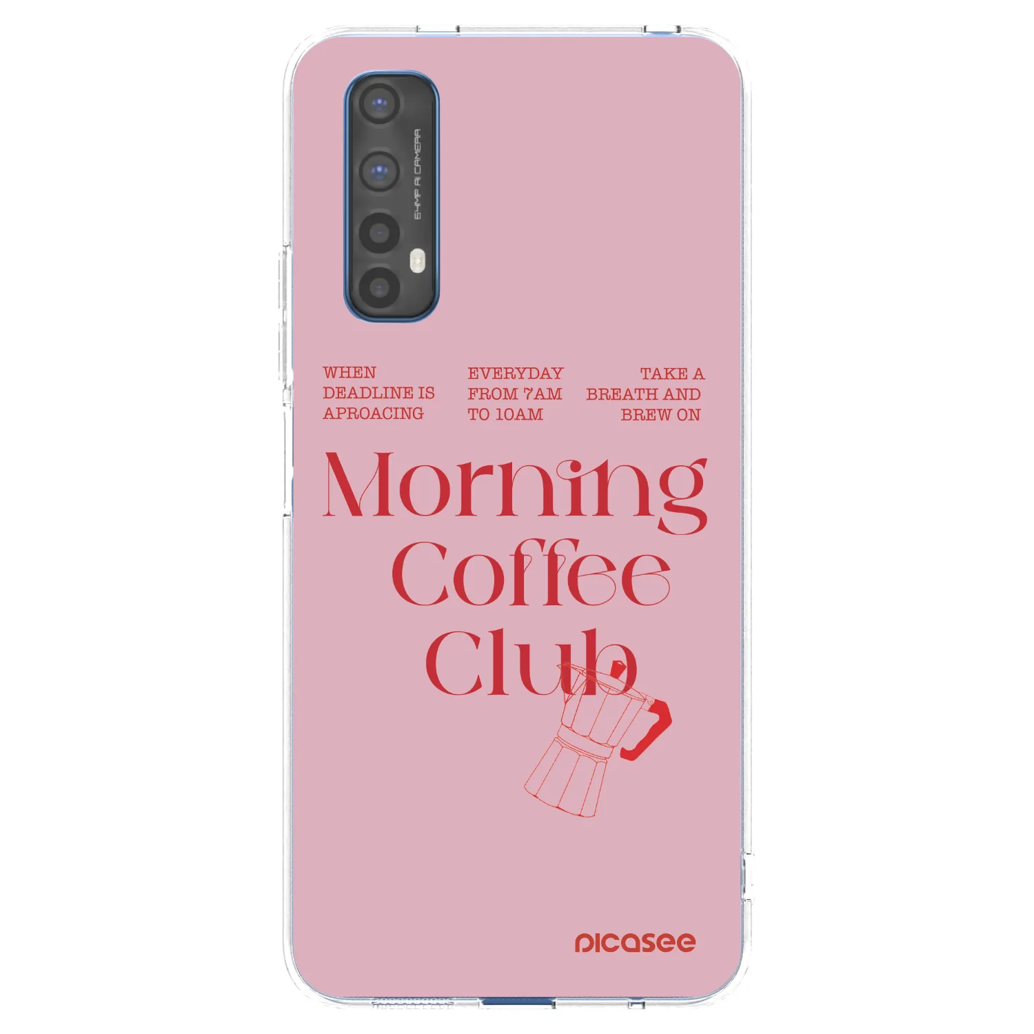 Picasee διαφανής θήκη σιλικόνης Realme 7 - Morning