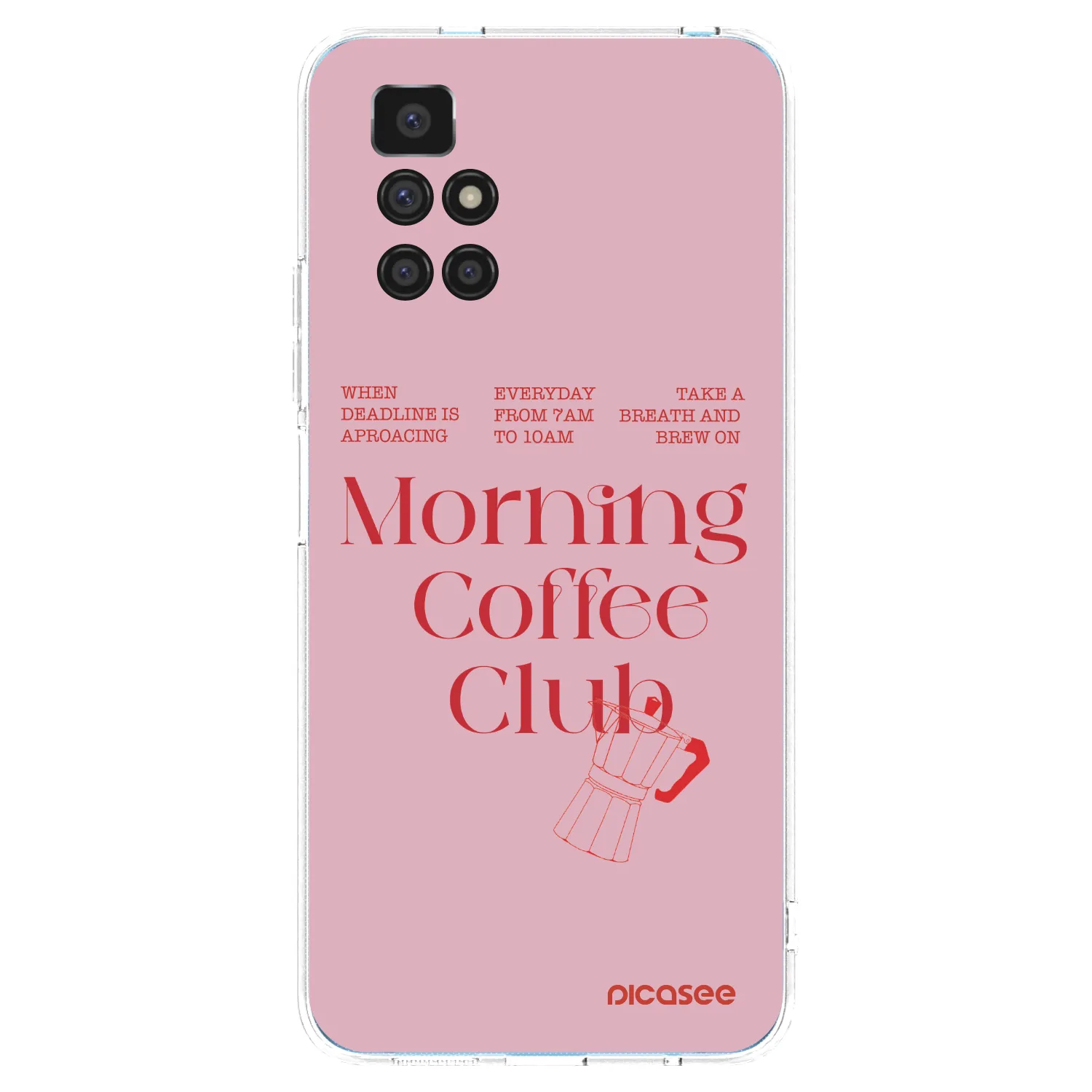 Picasee διαφανής θήκη σιλικόνης Xiaomi Redmi 10 - Morning