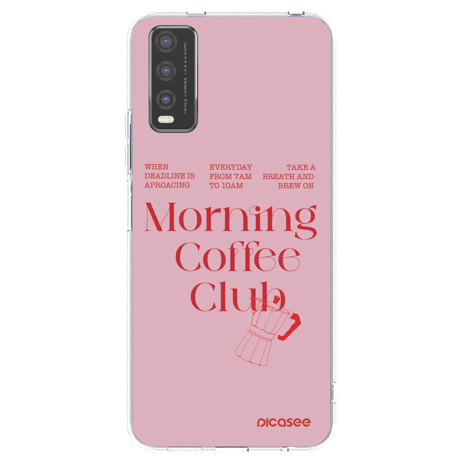 Picasee διαφανής θήκη σιλικόνης Vivo Y20s - Morning