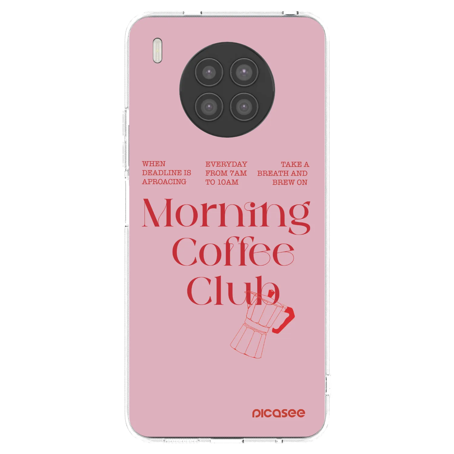 Picasee διαφανής θήκη σιλικόνης Huawei Nova 8i - Morning