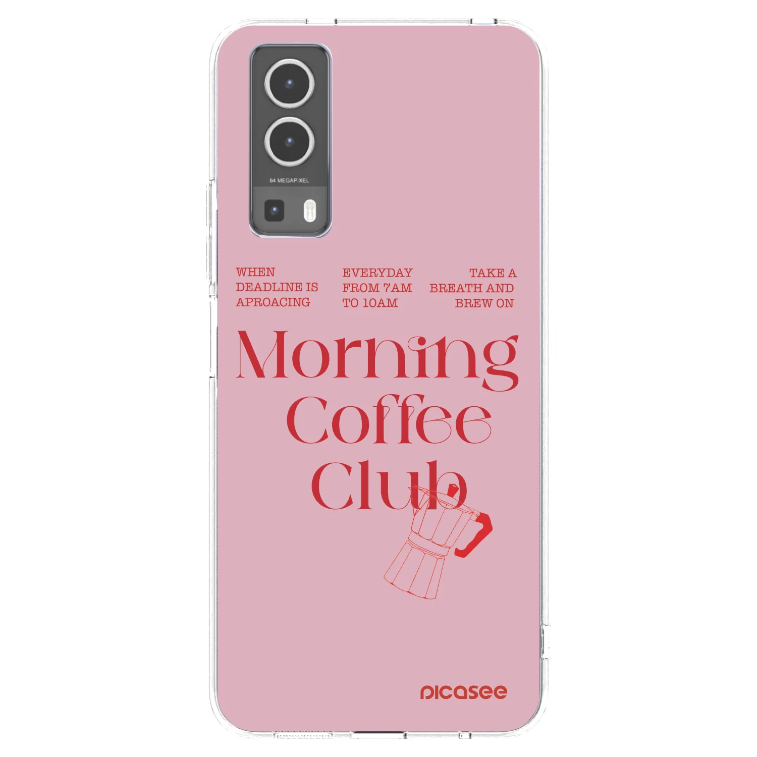 Picasee διαφανής θήκη σιλικόνης Vivo Y72 5G - Morning