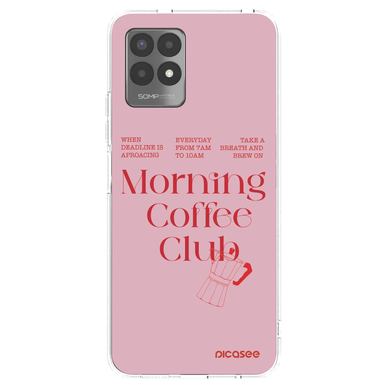 Picasee διαφανής θήκη σιλικόνης Realme 8i - Morning