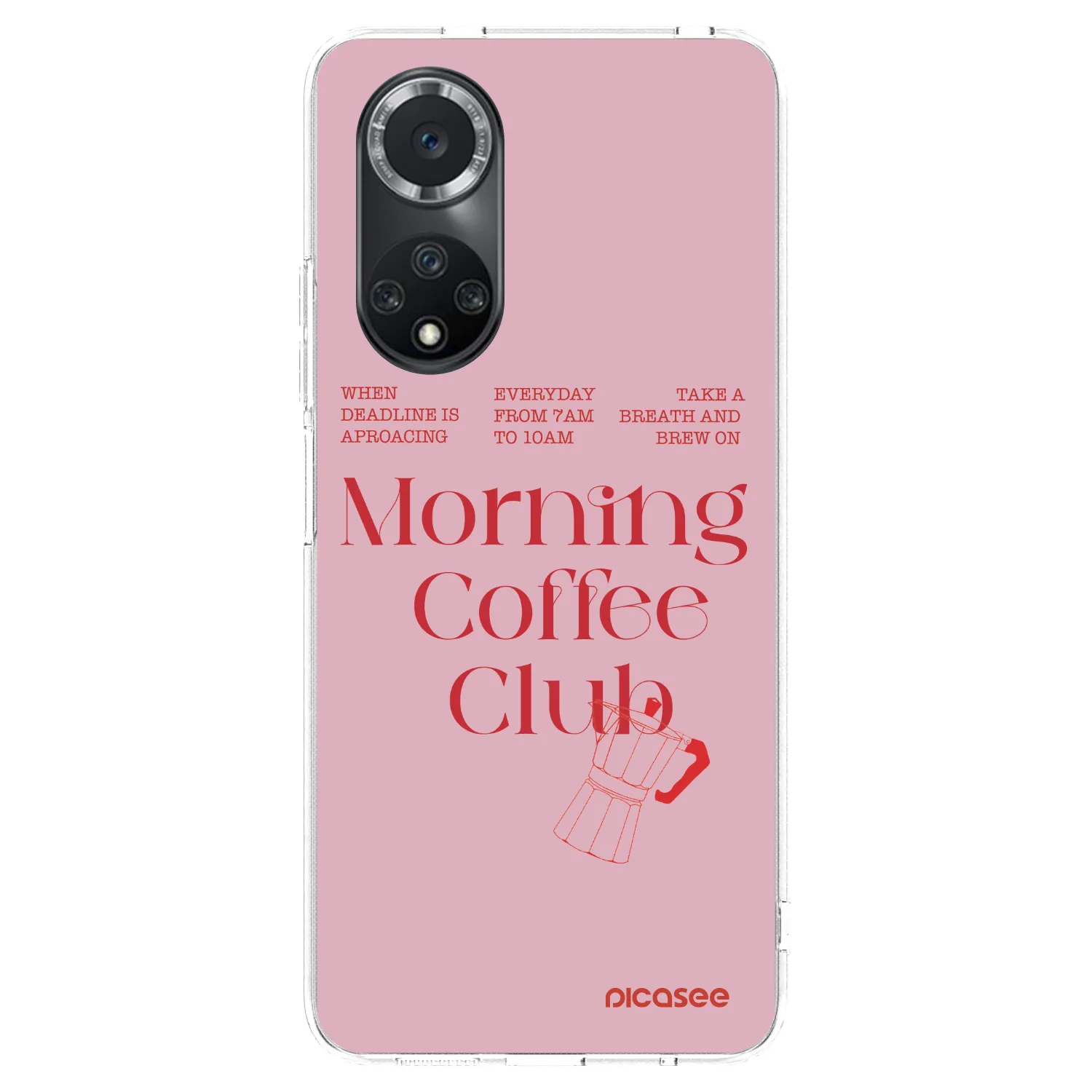 Picasee διαφανής θήκη σιλικόνης Huawei Nova 9 SE - Morning