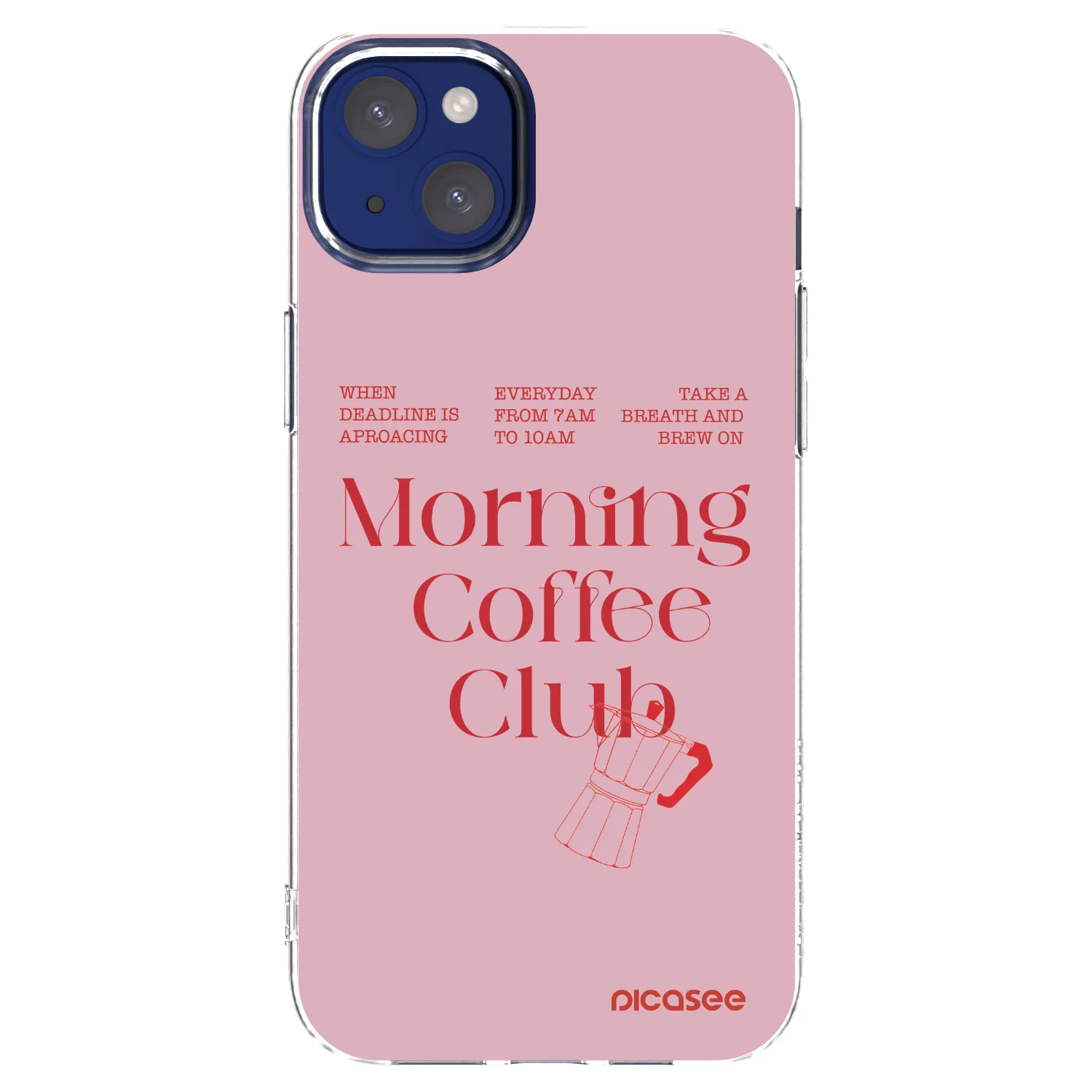 Picasee διαφανής θήκη σιλικόνης Apple iPhone 14 Plus - Morning
