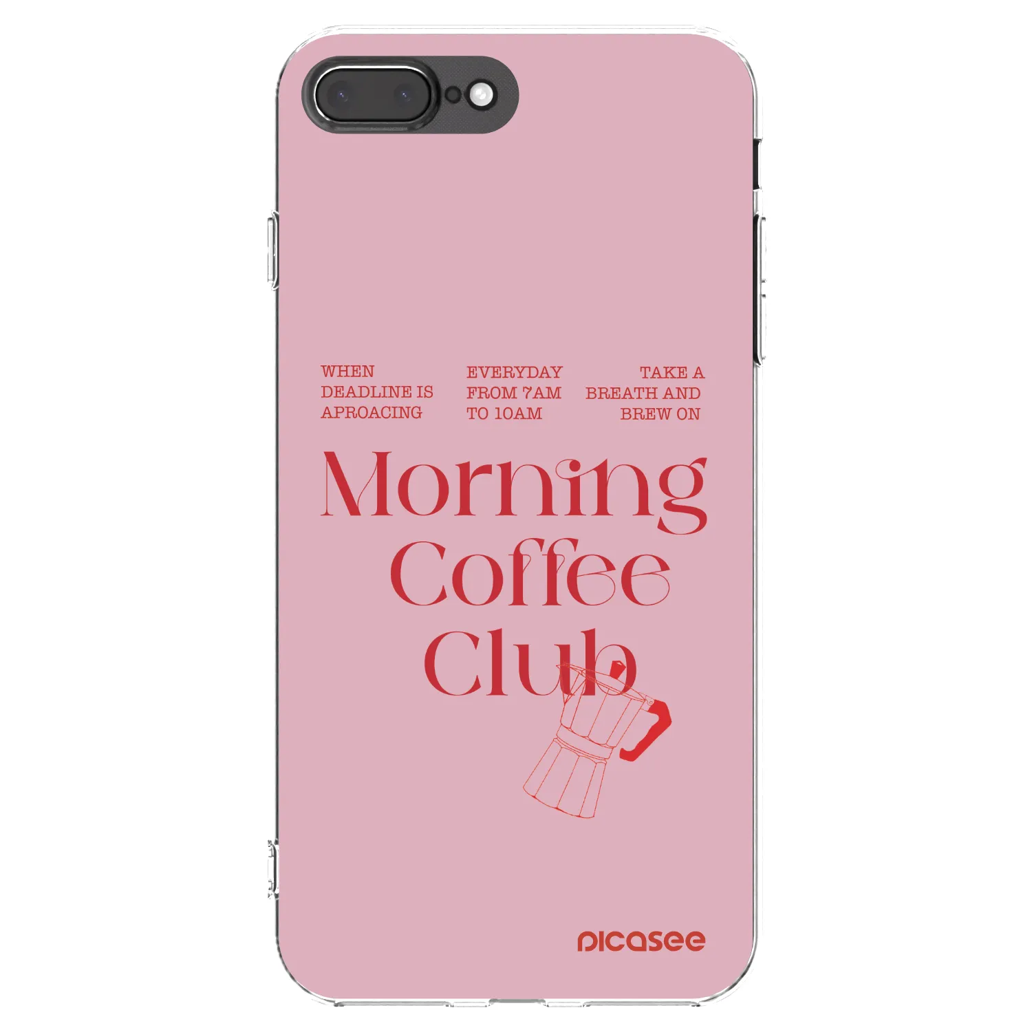 Picasee διαφανής θήκη σιλικόνης Apple iPhone 8 Plus - Morning