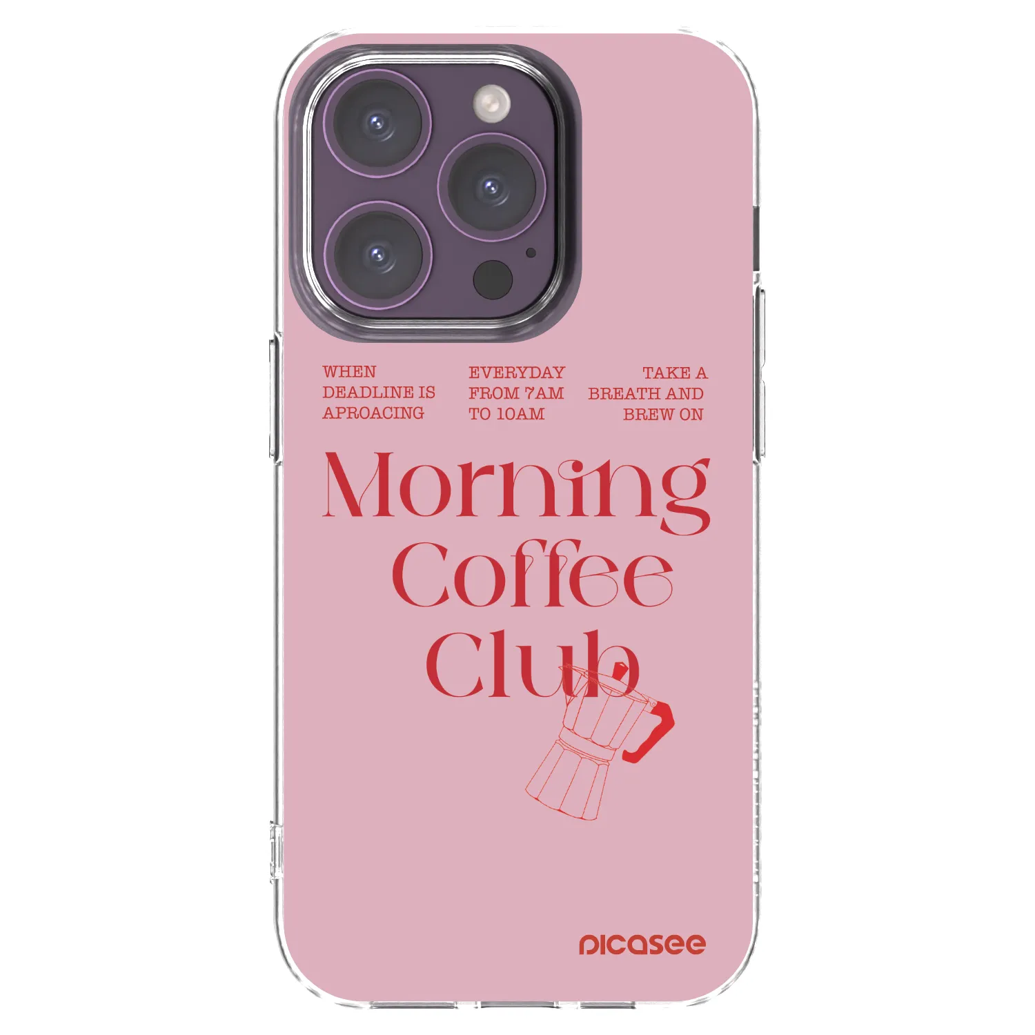 Picasee διαφανής θήκη σιλικόνης Apple iPhone 14 Pro - Morning