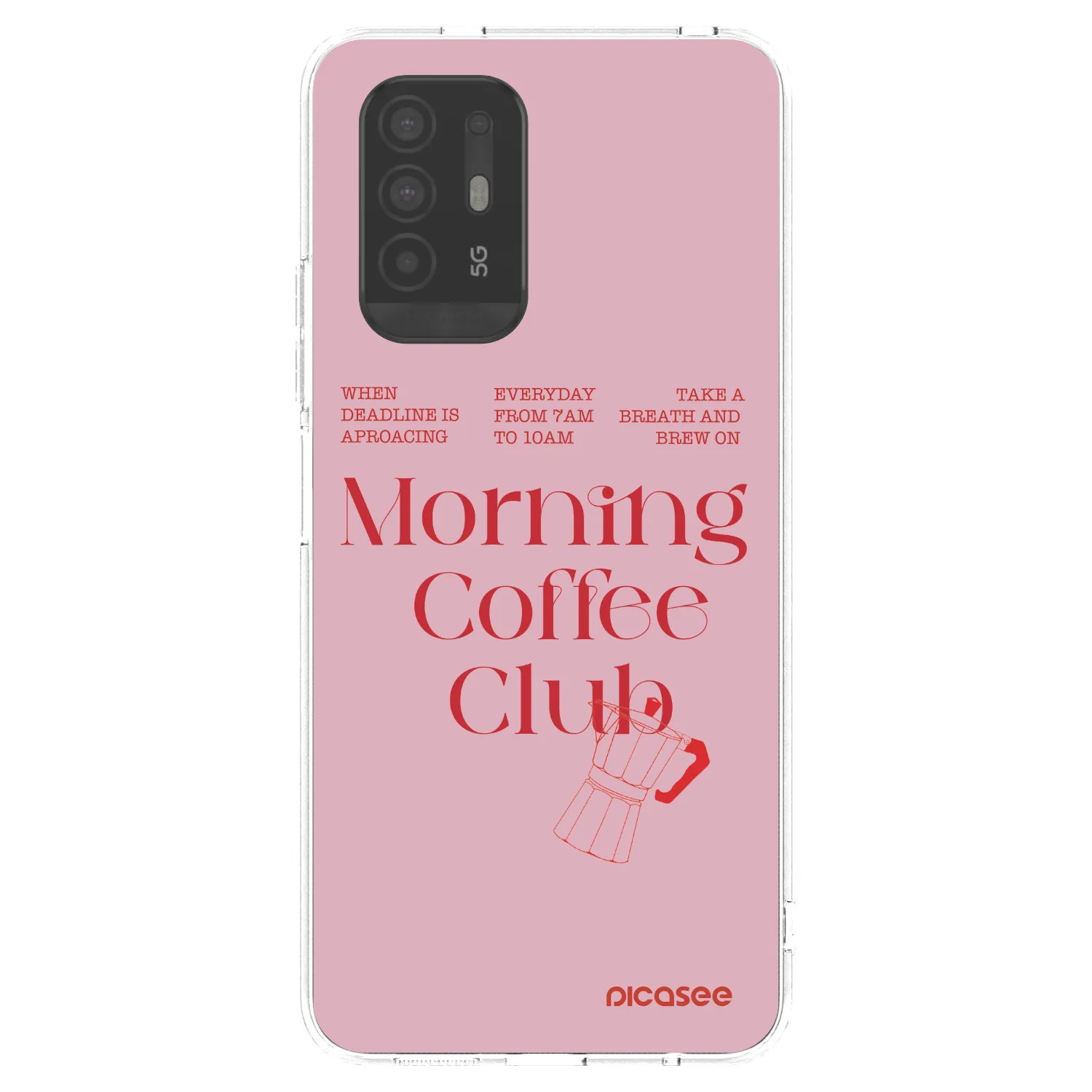 Picasee διαφανής θήκη σιλικόνης OPPO A94 5G - Morning