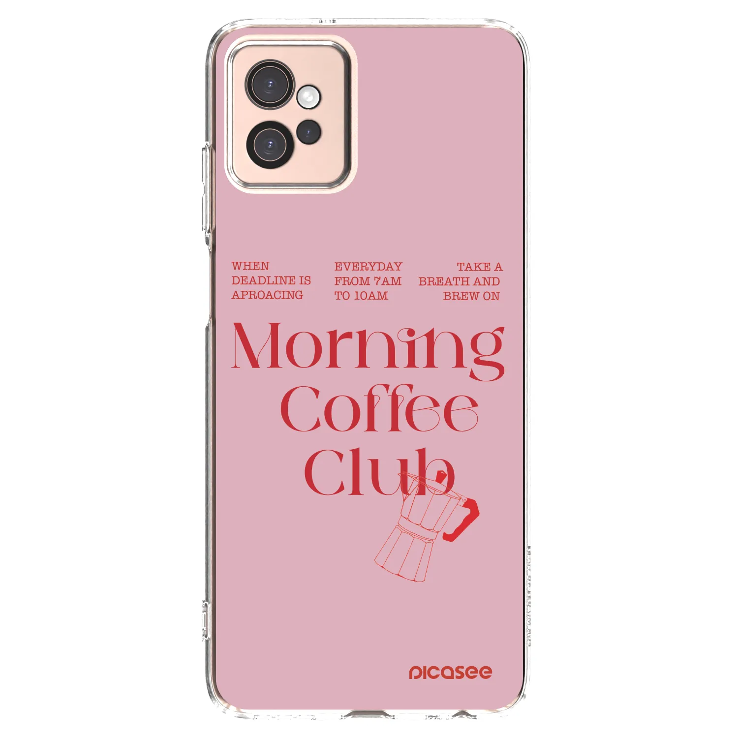 Picasee διαφανής θήκη σιλικόνης Motorola Moto G32 - Morning