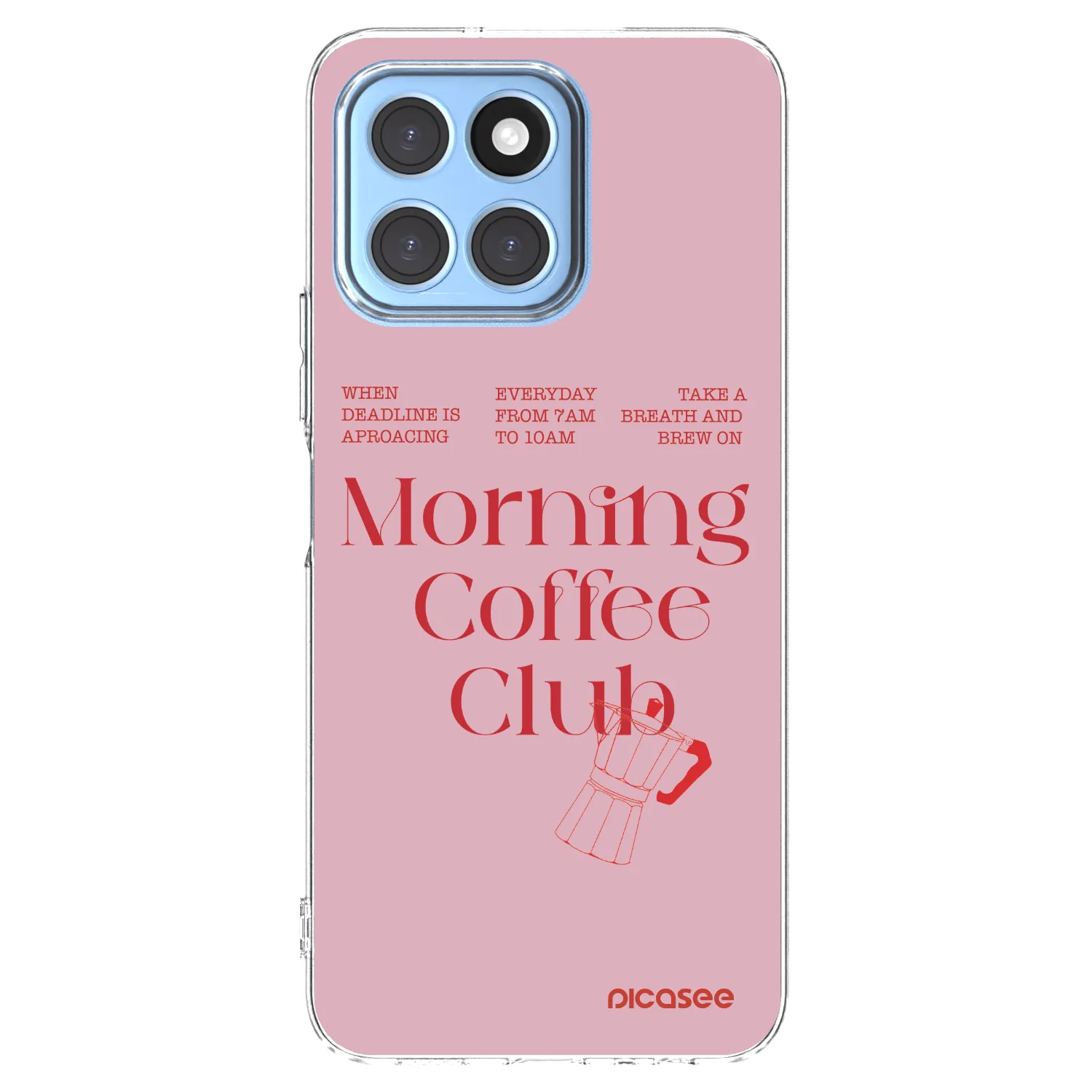 Picasee διαφανής θήκη σιλικόνης Honor X6 - Morning