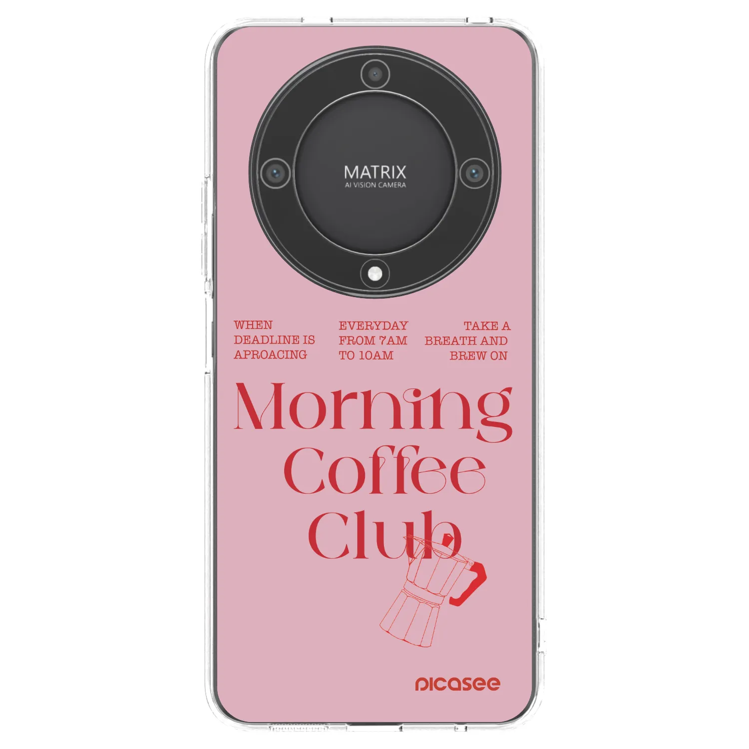 Picasee διαφανής θήκη σιλικόνης Honor Magic5 Lite 5G - Morning