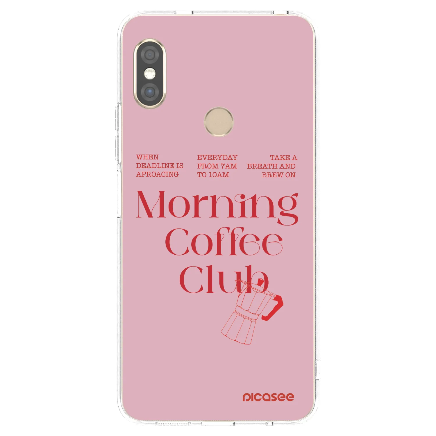 Picasee διαφανής θήκη σιλικόνης Xiaomi Redmi Note 5 Global - Morning