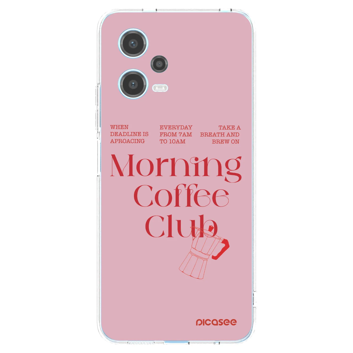 Picasee διαφανής θήκη σιλικόνης Xiaomi Redmi Note 12 5G - Morning
