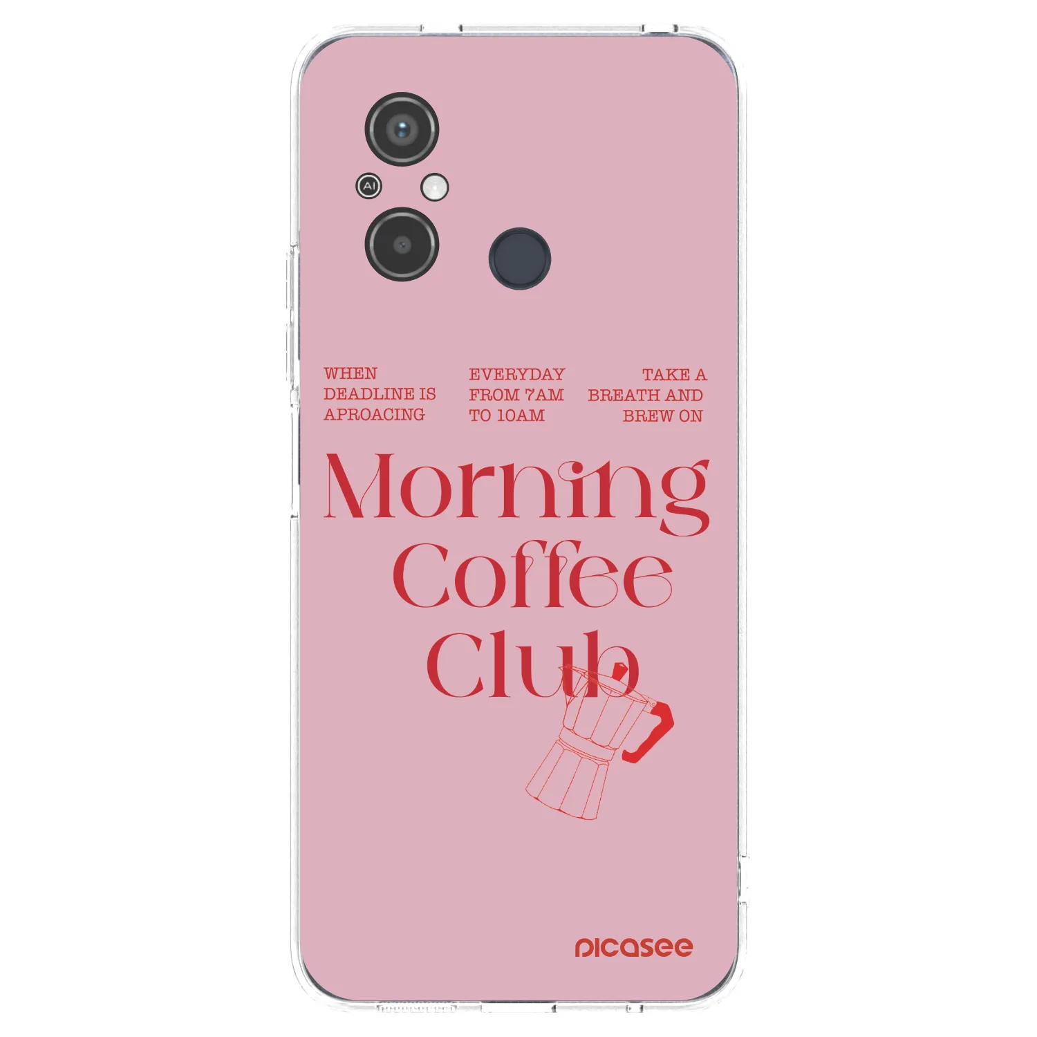 Picasee διαφανής θήκη σιλικόνης Xiaomi Redmi 12C - Morning