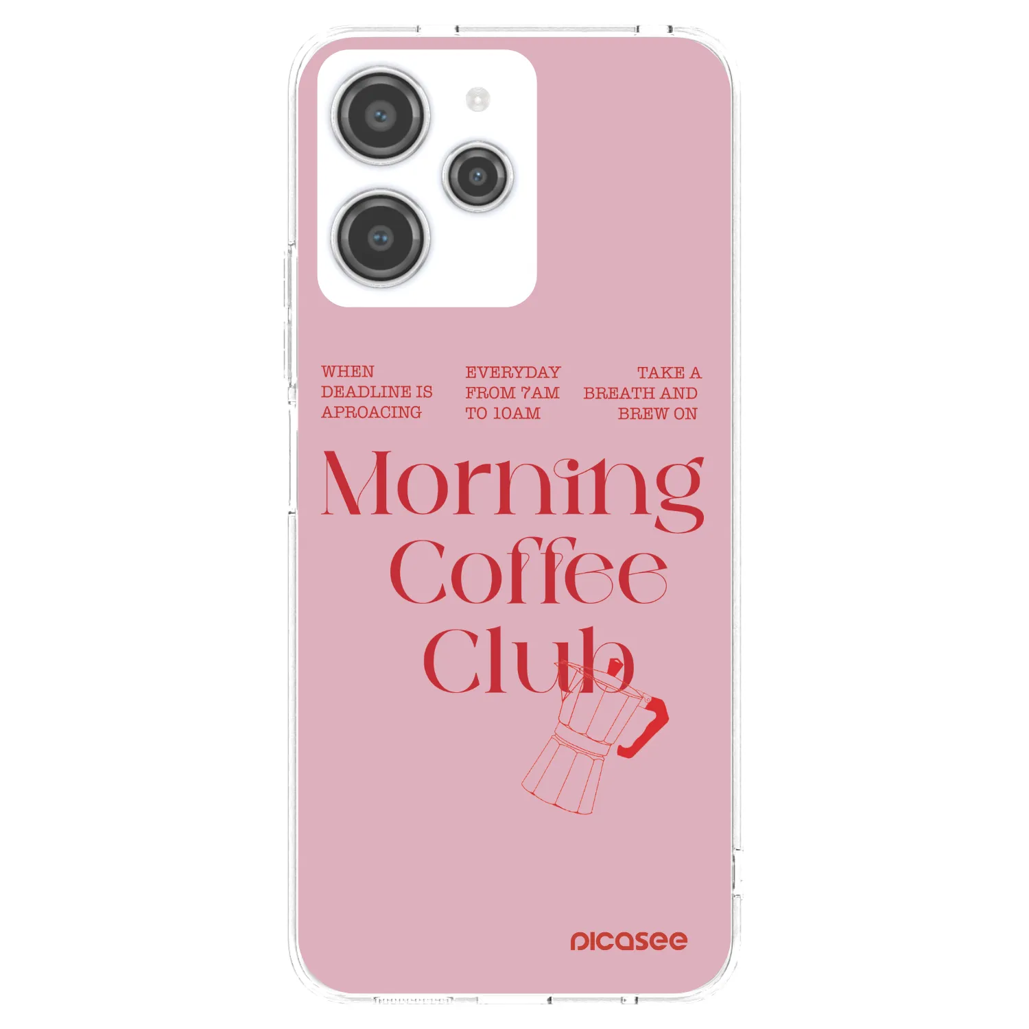 Picasee διαφανής θήκη σιλικόνης Xiaomi Redmi 12 4G - Morning