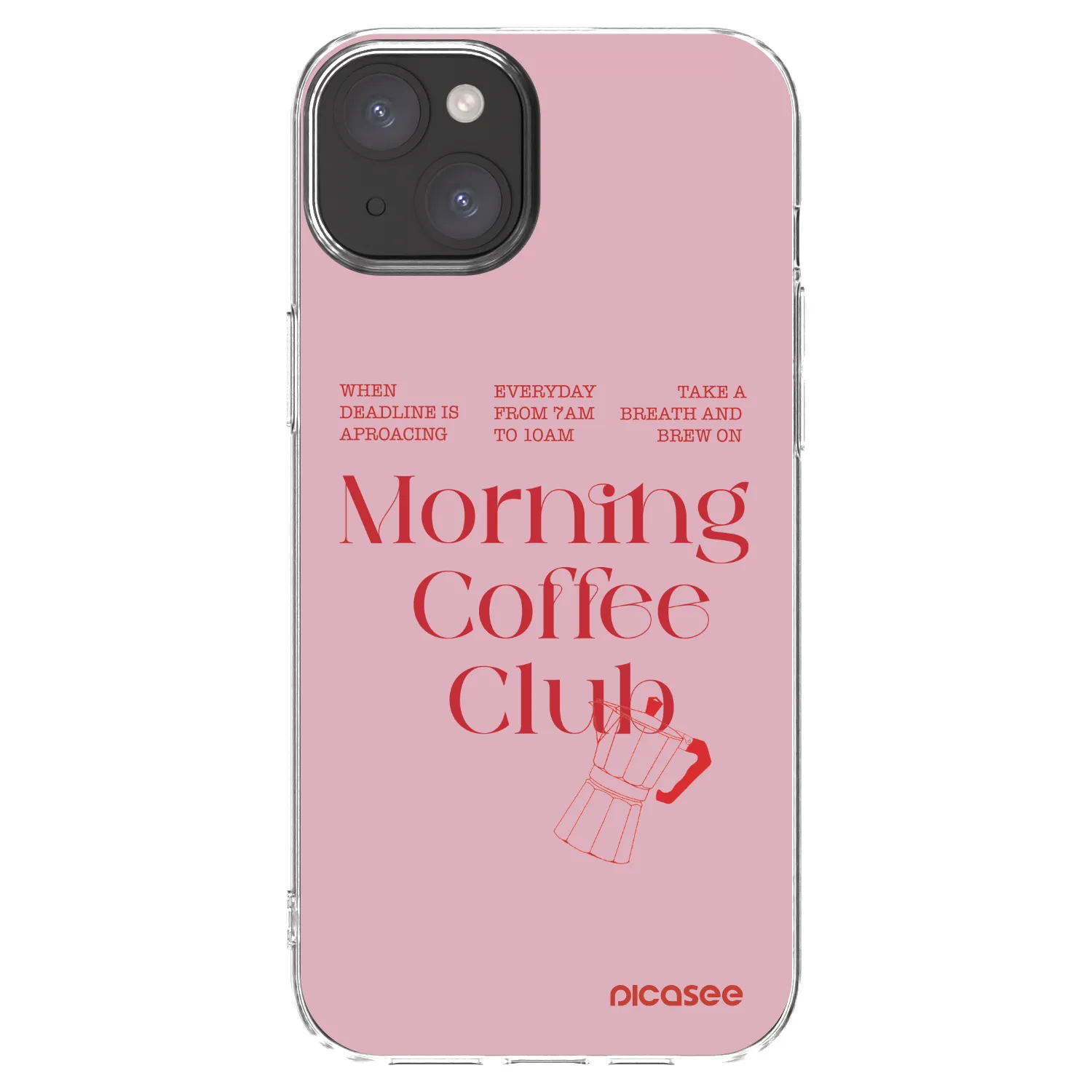 Picasee διαφανής θήκη σιλικόνης Apple iPhone 15 Plus - Morning