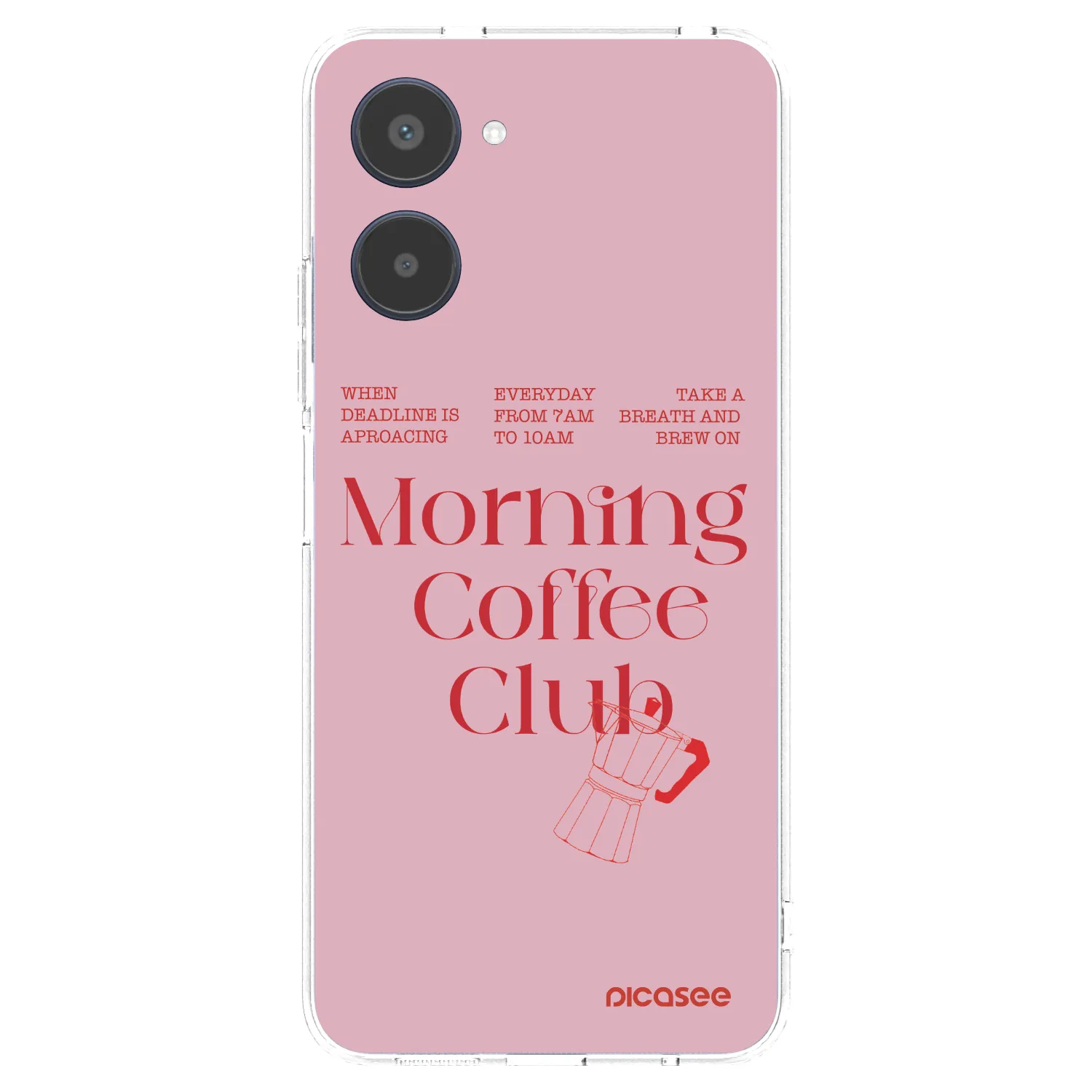 Picasee διαφανής θήκη σιλικόνης Realme 10 4G - Morning
