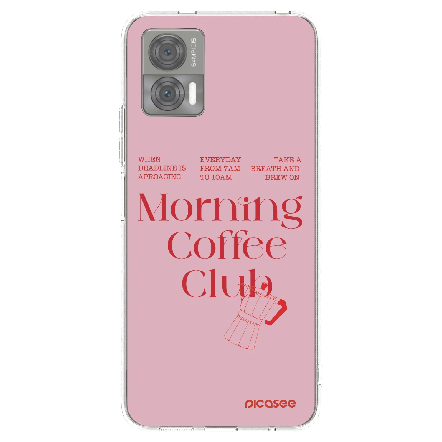 Picasee διαφανής θήκη σιλικόνης Motorola Edge 30 Neo - Morning